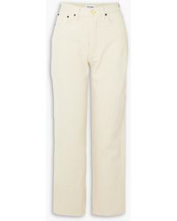 Still Here - Blue Ridge Embroidered Crochet-trimmed High-rise Straight-leg Jeans - Lyst