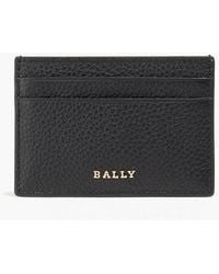 Bally - Pebbled-Leather Cardholder - Lyst
