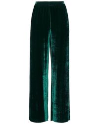 MM6 by Maison Martin Margiela Velvet Wide-leg Trousers - Multicolour
