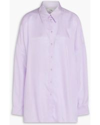 Tibi - Oversized Satin-twill Shirt - Lyst