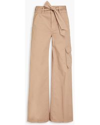 Veronica Beard - Belissa Cotton-blend Twill Cargo Pants - Lyst