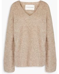 By Malene Birger - Dipoma Brushed Knitted Sweater - Lyst