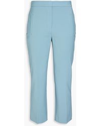 Veronica Beard - Arte Cropped Wool-Blend Bootcut Pants - Lyst