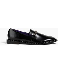 Stella McCartney - Falabella Chain-embellished Loafers - Lyst