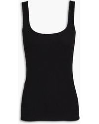 Rag & Bone - The Essentials Ribbed Stretch-pima Cotton Jersey Tank - Lyst