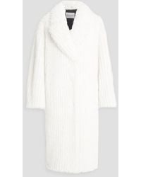 Stand Studio - Genevieve Faux Fur Coat - Lyst