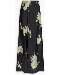 Zimmermann - Floral-print Silk-organza Maxi Skirt - Lyst