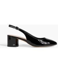 Stuart Weitzman - Bridget Patent-leather Slingback Pumps - Lyst