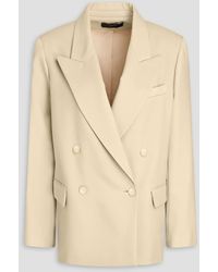 JOSEPH - Jaden Double-Breasted Wool-Blend Twill Blazer - Lyst