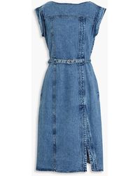 3.1 Phillip Lim - Belted Denim Midi Dress - Lyst