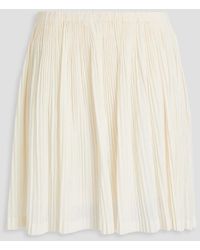 Jil Sander - Pleated Cotton-blend Skirt - Lyst