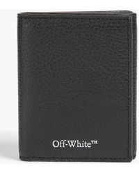 Off-White c/o Virgil Abloh - Embossed Pebbled-leather Wallet - Lyst