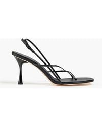 STUDIO AMELIA - Barbella 90 Leather Slingback Sandals - Lyst