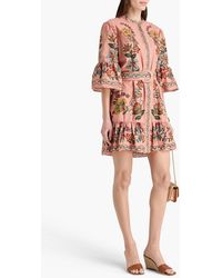 farm rio black heart shaped neckline mini dress Mac Duggal Women's Short Sleeve V Neck Tweed Blazer Mini Dress