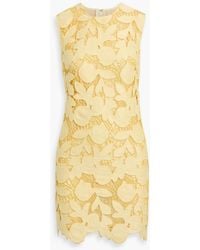 Jonathan Simkhai Mickie Guipure Lace Mini Dress in Blue | Lyst