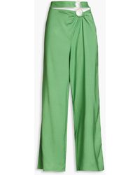 Cult Gaia - Cutout Embellished Jersey Wide-leg Pants - Lyst