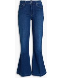 PAIGE - Genevieve High-rise Flared Jeans - Lyst