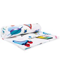 Sandro Lolipop Printed Cotton-terry Towel - White