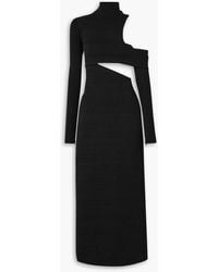 Proenza Schouler - One-shoulder Cutout Stretch-knit Midi Dress - Lyst