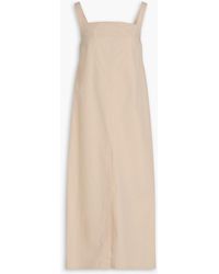 Loulou de Saison - Makeen Cotton-Poplin Midi Dress - Lyst