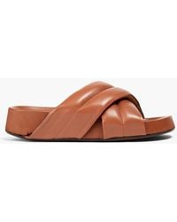 Atp Atelier - Airali Leather Slides - Lyst