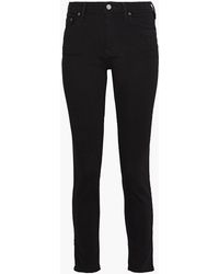 Acne Studios - Climb Cropped Low-rise Skinny Jeans - Lyst