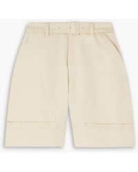 Simone Rocha - Belted Cotton-drill Cargo Shorts - Lyst
