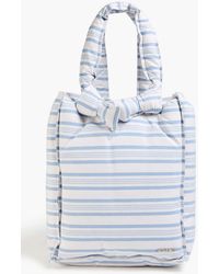 Jacquemus - Tote bag "le cuscinu" aus baumwolle mit streifen - Lyst