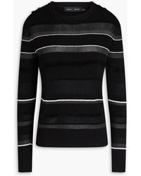 Proenza Schouler - Judy gestreifter pullover aus rippstrick - Lyst