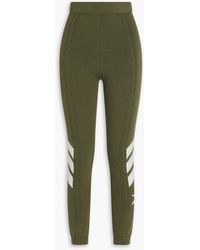 Perfect Moment - Cropped Merino Wool-Blend Base Layer - Lyst