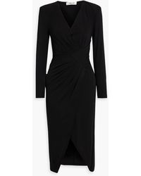 Diane von Furstenberg - Nevine Wrap-effect Stretch-jersey Midi Dress - Lyst