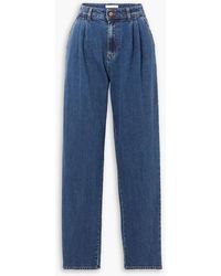 See By Chloé - High-rise Tapered Jeans - Lyst