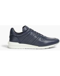 Bally - Asler Pebbled-Leather Sneakers - Lyst