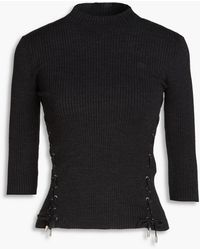 Maje - Ribbed-knit Sweater - Lyst