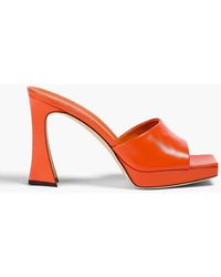 Giuseppe Zanotti - Vanilla 85 Leather Platform Mules - Lyst