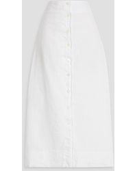 Alex Mill - Zoe Linen Midi Skirt - Lyst