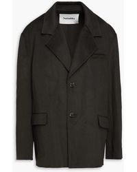 Nanushka - Wool And Silk-blend Felt Blazer - Lyst