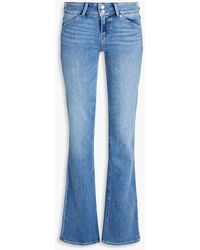 PAIGE - Sloane Low-rise Bootcut Jeans - Lyst