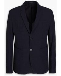 Emporio Armani - Seersucker Suit Jacket - Lyst