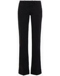 Ba&sh - Ross Cotton-blend Twill Bootcut Pants - Lyst