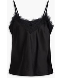 Veronica Beard - Ciarlo Lace-trimmed Silk-blend Satin Camisole - Lyst