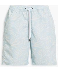 Frescobol Carioca - Long-length Printed Swim Shorts - Lyst