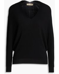 Gentry Portofino - Silk And Cotton-blend Sweater - Lyst