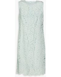 Dolce & Gabbana - Minikleid aus schnurgebundener spitze aus einer baumwollmischung - Lyst