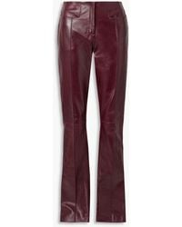 16Arlington - Maroa Leather Bootcut Pants - Lyst
