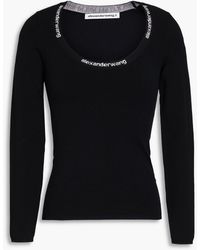 T By Alexander Wang - Stretch-knit Top - Lyst