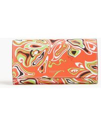 Emilio Pucci - Printed Leather Wallet - Lyst