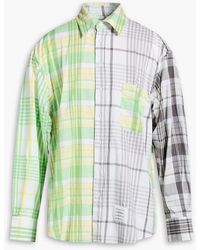 Thom Browne - Checked Cotton Shirt - Lyst