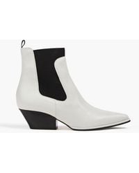 Sergio Rossi - Ankle boots aus leder - Lyst