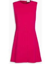 RED Valentino - Stretch-crepe Mini Dress - Lyst
